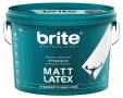 Краска Brite Mattlatex латексная интерьерная моющаяся матовая 2,7л.