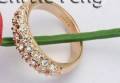 Italina Regent Кольцо с фианитами розовое золото18К Swarovski
