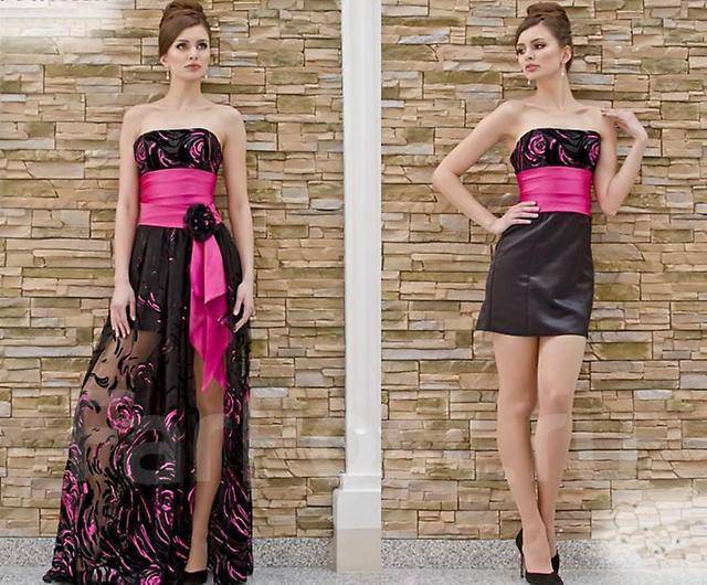 Transformer dress with a detachable skirt - Options of outfit