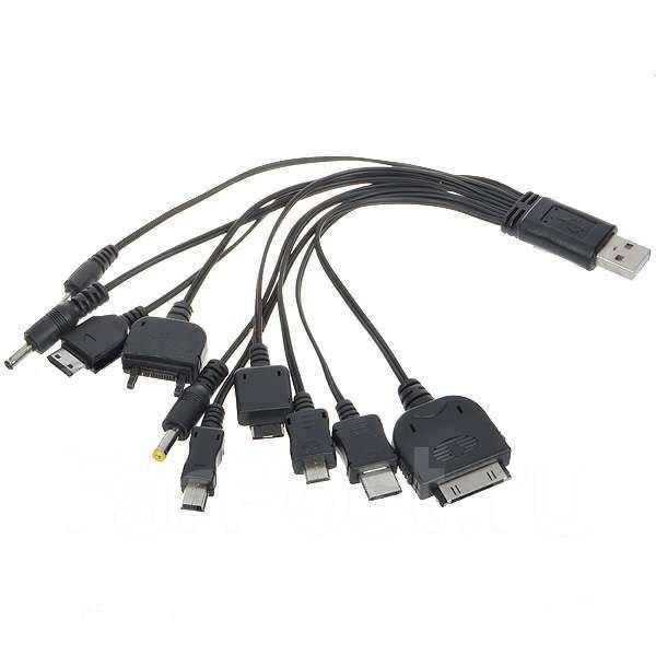 USB charger 10 in 1 - универсальное заряжающее USB устройство с USB charger 10 in 1 - универсальное заряжающее USB устройство с