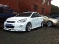 Обвес кузова аэродинамический. Hyundai Accent Hyundai Solaris, RB Hyundai Aero