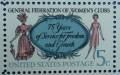 1966 США. Федерация женских клубов. 1 марка. Чистая