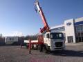 Hyundai HD320. Бортовой с манипулятором, 11 149 куб. см., 25 000 кг.