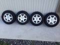 Продам комплект Японской всесезоной резины на литье 155/80 R13 79Q. 5.0x13 4x100.00, 4x114.30 ET38