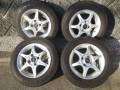 Продам комплект Японской всесезоной резины на литье 145/80 R13 75Q. 4.5x13 4x100.00 ET45