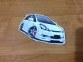 Наклейка. Toyota Wish