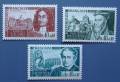 1970 Франция. Знаменитые французы. 3 марки. Чистые