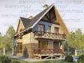 Проект дома из кирпича 2-161К. 100-200 кв. м., 2 этажа, 5 комнат, бетон