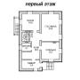 Проект дома из кирпича 1-229К. 200-300 кв. м., 2 этажа, 6 комнат, бетон