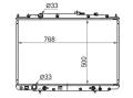 Радиатор охлаждения двигателя. Acura MDX Honda Pilot Honda MR-V Двигатель J35A6. Под заказ