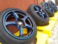 WEDS Sport SA-60M 18" 5*114,3 на летней резине 225/45/18. 8.0x18 5x114.30 ET45