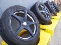 Спорт диски K-II Racing 17" 5*100 на летней резине 215/45/17. 7.0x17 5x100.00 ET40