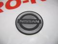 Стикер-наклейка “Nissan” на колпачки Ц/О литых дисков (D 65мм). Диаметр 6.5", 1 шт.