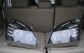 Фары тюнинг Toyota Land Cruiser Prado 120 линза глазки диодные черные. Toyota Land Cruiser Prado, RZJ120W, KDJ120W, KDJ121W, VZJ121W, VZJ120W, VZJ125W...