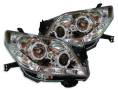Фары тюнинг Toyota Land Cruiser Prado 150 линза диодные белые хром. Toyota Land Cruiser Prado, GDJ151W, GRJ150W, GRJ151W, GDJ150W, TRJ150W