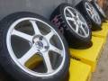 Легкие AVS Model6 17" 4*114,3 + спорт резина 215/45/17 на сезон. 7.0x17 4x114.30 ET45