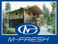 M-fresh Compact (Свежий проект компактного дома! Посмотрите! ). 100-200 кв. м., 1 этаж, 3 комнаты, комбинированный