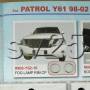 Фара противотуманная. Nissan Patrol, Y62