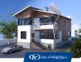 M-fresh Golden hit. 200-300 кв. м., 2 этажа, 6 комнат, бетон
