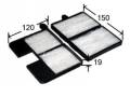 Фильтр салона угольный комплект JS Asakashi AC1502SET Toyota Nadia, 3SFSE