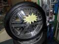 Литье 22" + новая летняя резина 285/35R22 на Prado, Lexus GX Yokohama. 11.0x22 6x139.70