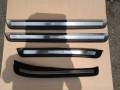 Накладки на пороги кузова с хром вставкой Toyota Crown JZS151, JZS155. Toyota Crown, JZS155, JZS151