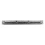 Патч-панель Krauler 19" кат.5e 1U 24 порта RJ45 dual IDC