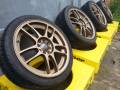 5Zigen 17" 4*100/4*114,3 на отличной летней резине 205/40/17. 7.0x17 4x100.00, 4x114.30 ET43