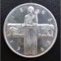 5 франков.1963г. Швейцария.100-е Красного Креста. Серебро. АU.