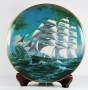 Фарфор. Панно из серии "The great clipper ships" - "Cutty Sark".1981 г