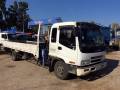 Isuzu Forward. Бортовой с манипулятором 2005г, 8 000 куб. см., 5 000 кг.