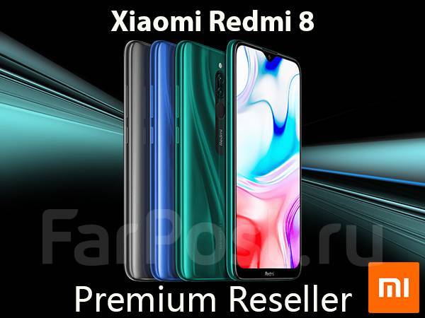 Xiaomi Redmi 8 3Gb 32Gb Green Гарантия от магазина моноблок зеленый