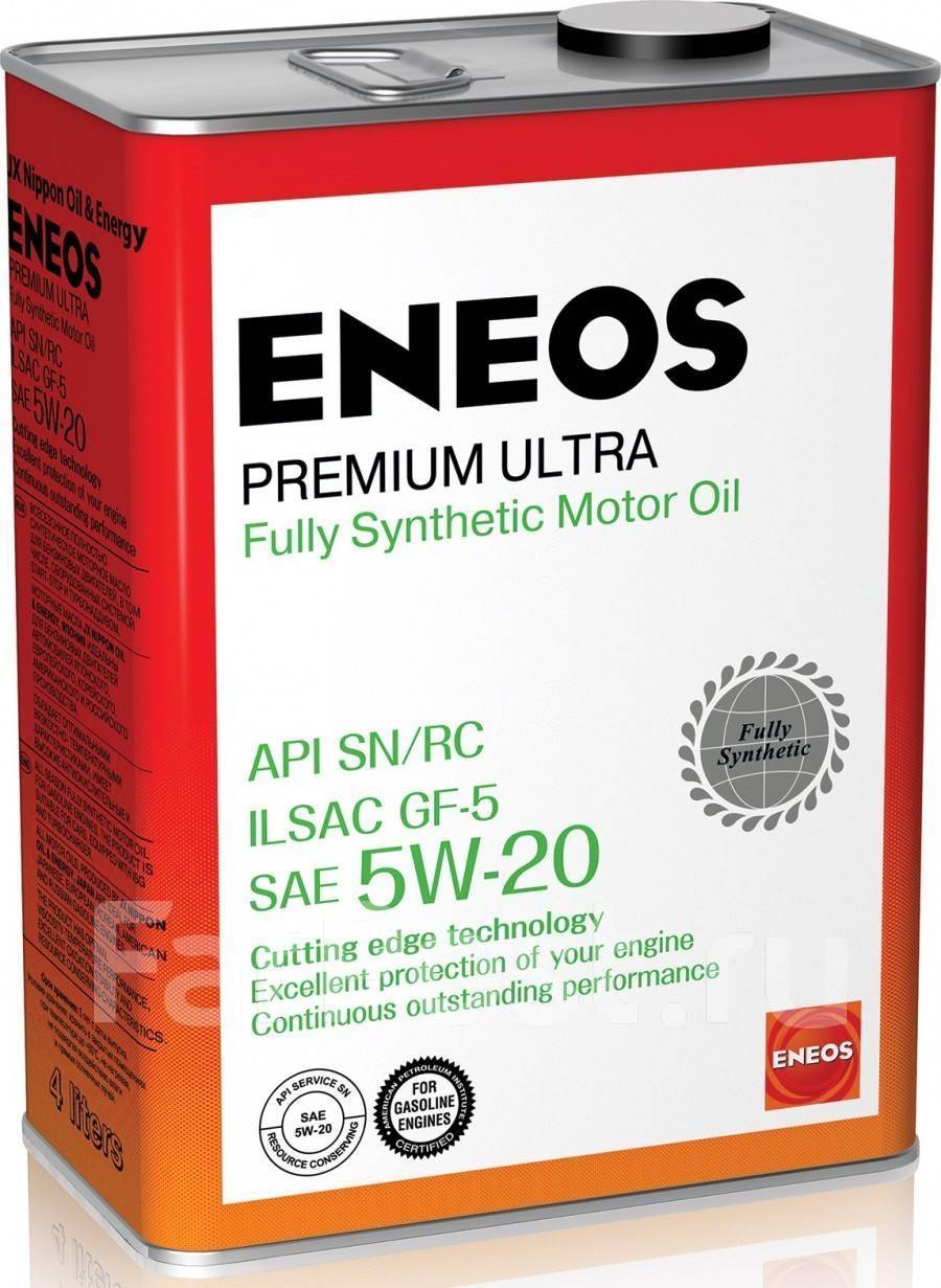 Eneos Premium Ultra 5W20 SN (синт) 0.94л, синтетическое, 0,94 л. SN,  бензин, 4-тактный, в наличии. Цена: 1 040₽ во Владивостоке