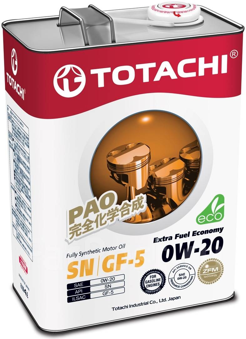 Totachi Extra Fuel Economy 0W20 SN (синт) 1л, синтетическое, 1,00 л. SN,  бензин, 4-тактный, в наличии. Цена: 1 205₽ во Владивостоке