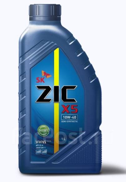 Масло Моторное Zic X5 Diesel 10W-40 Ci-4/Sl A3/B3/B4/E7 ...
