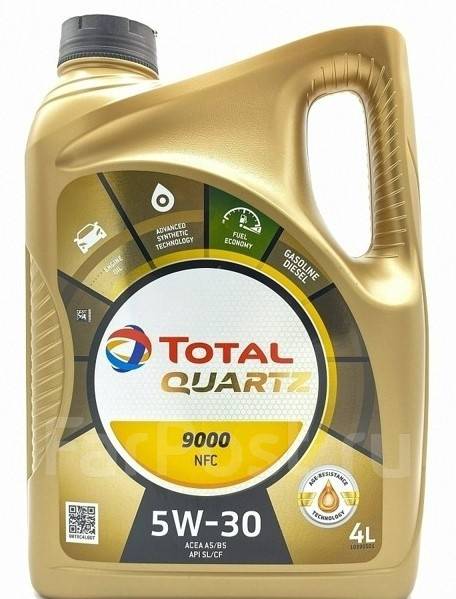 Масло Total Quartz Future NFC 9000 5W30 SL/CF СИНТ Quartz 171839 ...