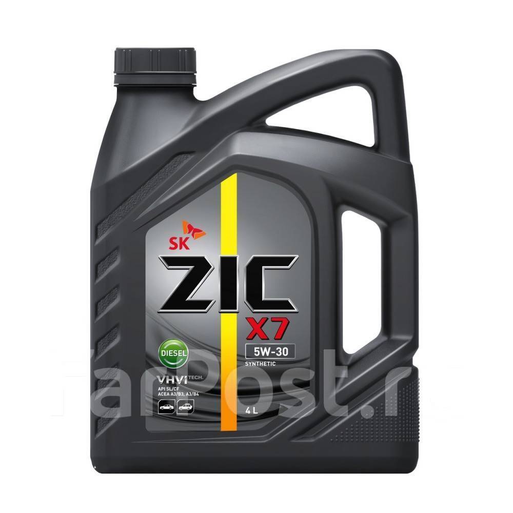 Масло моторное ZIC X7 Diesel 10W40 синтетическое 4 л ZIC 162607, 4,00 л.  дизель, 4-тактный, в наличии. Цена: 3 072₽ в Находке