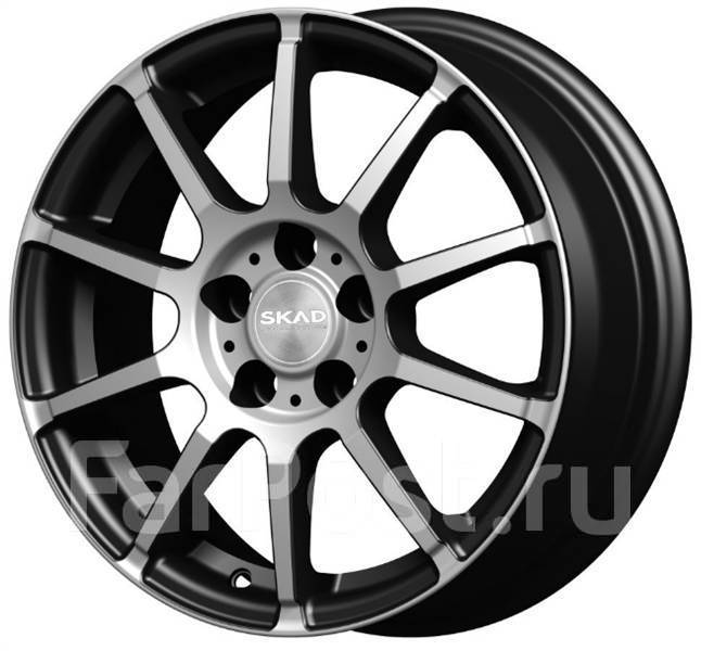 Диск колёсный Скад Акита 6x15 4x100 ET 48 Dia 54.1 графит, 15", 12 шт ...