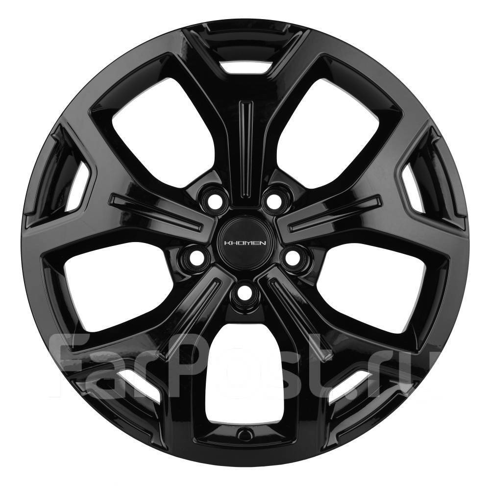 Диск колёсный R17 Khomen Wheels KHW1710 (6.5x17 5x108 ET33 d60.1) Black-FP,  17