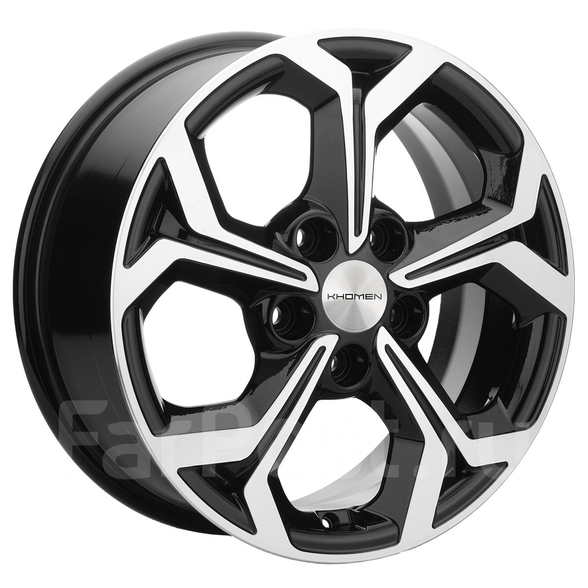 ДИСК Khomen KHW1606 (ZV 16 Focus) 6,5X16 5X108 63,4 50 Black-FP, 16