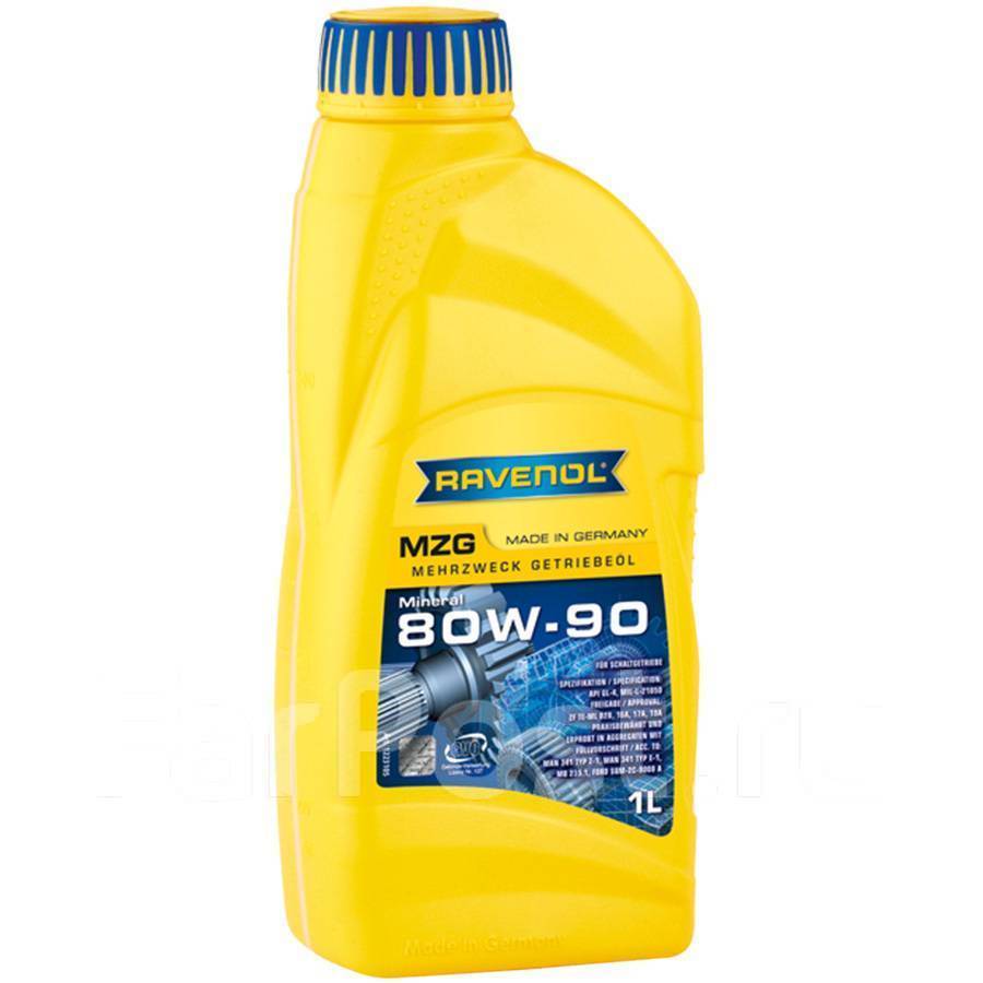 Трансмиссионное масло Ravenol Getriebeoel MZG SAE 80W-90 GL-4 (4л) new  Ravenol 1223105-004-01-999, минеральное. Цена: 4 172₽ в Находке