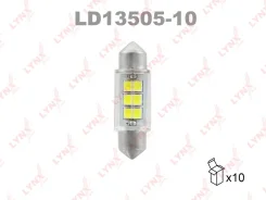 ����� ������������ LED C5W T11x35 12V SV8,5-8 SMDx6 6900K LYNXauto LD13505-10 LD1350510 ����