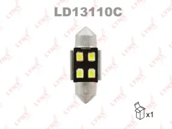 ��������� LED C10W T11x31 12V SV8,5-8 SMDx4 7000K CANbus LYNX LD13110C LD13110C ����