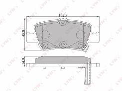 ��������� ������� �������� ������ ��� Toyota Auris, Toyota Corolla LYNXauto BD-7547 BD7547 ����