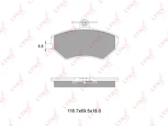 ������� ��������� �������� �������� ��� Volkswagen GOLF, Volkswagen POLO, SEAT Cordoba LYNXauto BD-8009 BD8009 ����