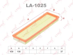 ��������� ������ ��� Volkswagen Jetta, Volkswagen Beetle 11-19 LYNXauto LA-1025 LA1025 ����