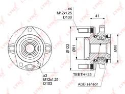 ������� ������ | ����� ����/��� | 4*100 LYNXauto WH1011 WH1011 ����
