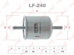 ��������� ������ ��� Nissan Primera, Nissan 180 SX, Nissan Pathfinder LYNXauto LF-240 LF240 ����