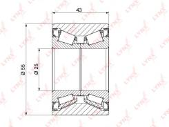 ��������� ������� ������ | ��� ����/��� | LADA Vesta GFL/XRAY LYNXauto WB-1298 WB1298 ����