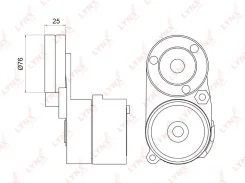 ���������� ����� ��������� ������������ ��� AUDI A6, AUDI A4, Volkswagen Passat LYNXauto PT-3005 PT3005 ����